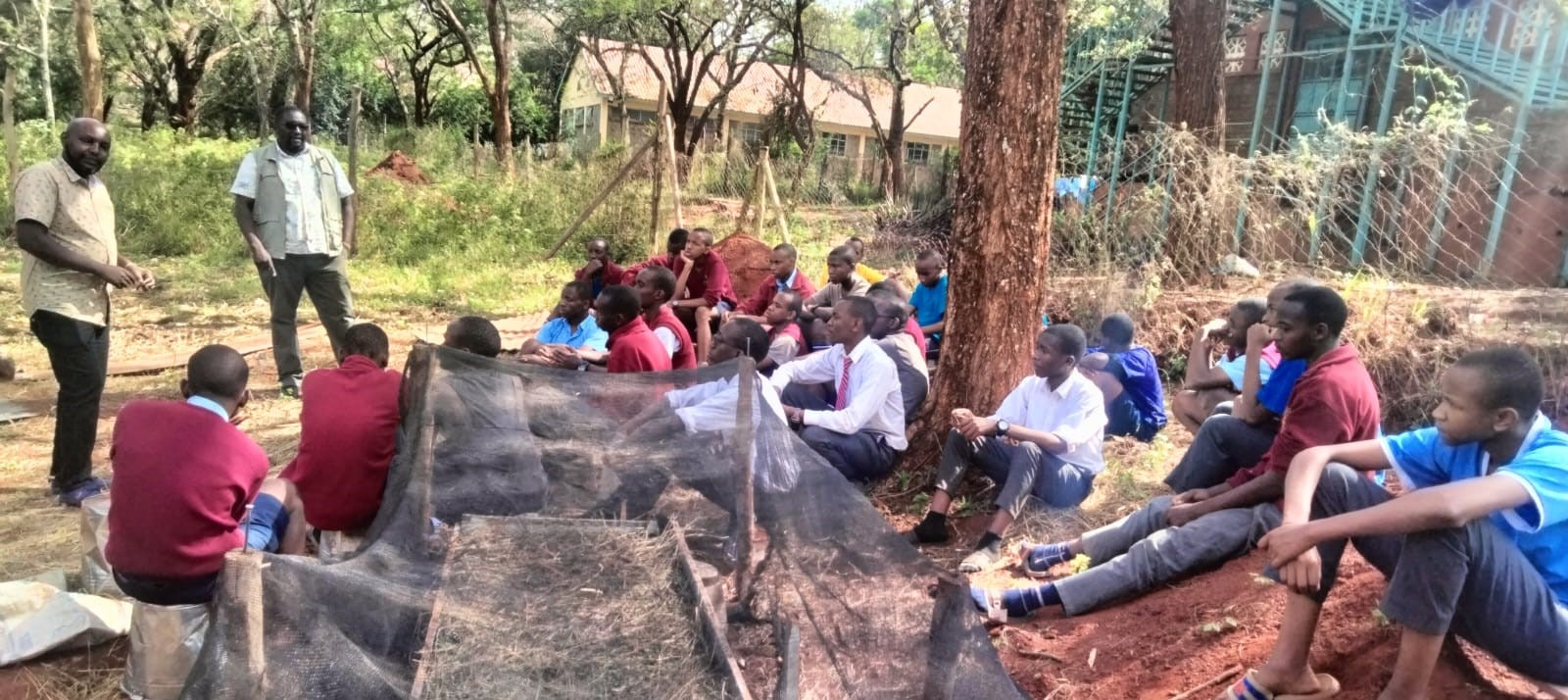 Tree planting at Ruiru Sports Club - Completed work